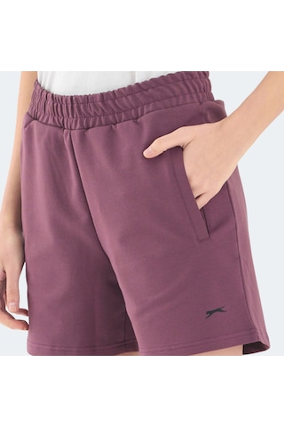 Slazenger RAMLAH I Kadın Cepli Mürdüm Şort