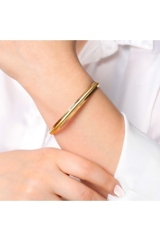 T51 Tuğrul Altın 5 Gram 6 MM 22 Ayar İşçiliksiz Bilezik Tbc0005