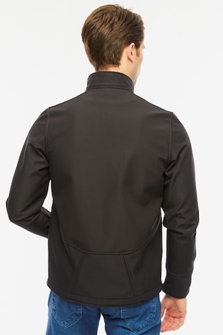 Uniprom Softshell Mont Içi Polarlı Su Ve Rüzgar Geçirmez Pro Model Siyah Erkek Siyah