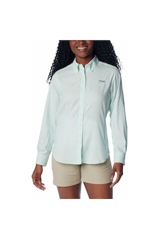Columbia Womens Tamiami Iı Ls Shirt Kadın Uzun Kollu Gömlek Yeşil Fl7278-330 001