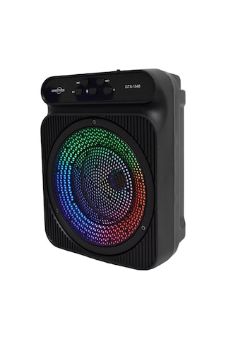 Ultratekno GTS 1548 8W 4" Extra Bass RGB FM RadyoUSB TF AUX Destekli Bluetooth Hoparlör