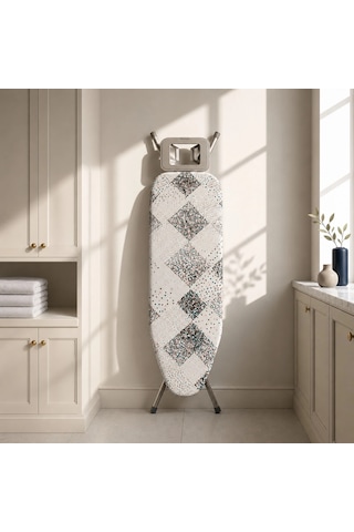 Pionny Keçeli Ütü Masası Kılıfı - 55x140 Cm - Sakura Çok Renkli