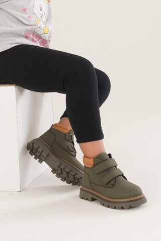 Papuçcity Arzen 02671 Unisex Çocuk Cırtlı Termal Bot 001