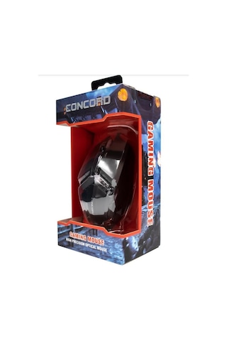 Concord C-21 Kablolu 2400 DPI RGB 4 Tuşlu Işıklı Oyuncu Mouse Fare