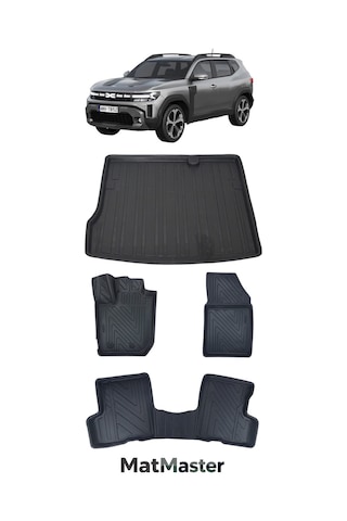 Dacia Duster 4x2 2023 Model 5d Premium Ekstra Havuzlu Paspas Ve Bagaj Havuzu Set