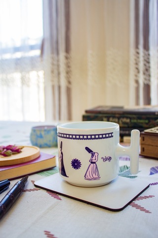 Semazenin Halleri 2 T Kulplu Seramik Kupa Bardak