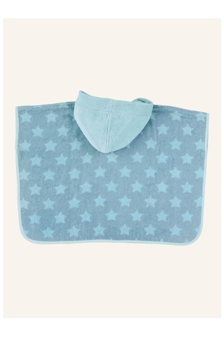 Sterntaler Emmi Bebek Poncho Pamuk Frotte Esel Motifli Kapüşonlu 0 Ay+ Çok Renkli