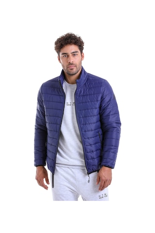 Hatemoğlu Erkek Lacivert Hakim Yaka Cesar Slim Fit Basic Şişme M A.Lacivert (556716942) Açık Lacivert