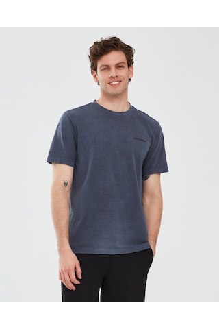 Skechers Organic Coll. M Short Sleeve T-Shirt Erkek Lacivert Tshirt S241166-410