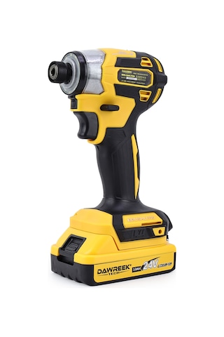 Dawreek Akülü Torklu Vidalama/Somun Sıkma Makinesi - Sarı