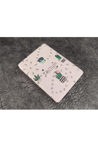 Cep Ayna Makyaj Çanta Seyahat Taşınabilir Ayna Kaktüs Kozmetik Büyüteç Kompakt Çok Renkli