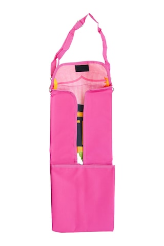 Kendinden Çantalı Katlanabilir Kız Çocuk Seccadesi, Seyyar Askılı - Pembe Pembe