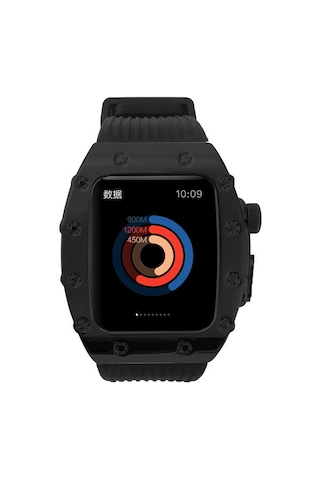 Watch 44mm Uyumlu Krd-65 Zore Kordon-beyaz-siyah