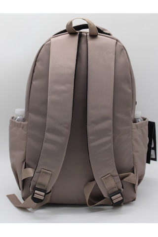 Vizon Unisex Okul Çantası Su Geçirmez Kumaş Unisex Okul Sırt Çantası 1700 Kahvrengi