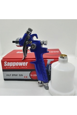 Sappower Boya Tabancası Üstten Depo H2000 0.8Mm N11.133