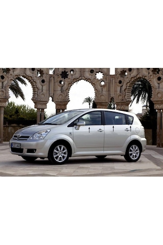 Toyota Uyumlu verso Krom Cam Çıtası Tk 2004-2009 6Prç Paslanmaz Çelik N11.3886