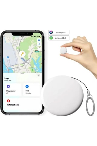 Akıllı Takip Cihazı Gps Apple Uyumlu iOS Uyumlu Taşınabilir Takip Cihazı Bul Uygulama