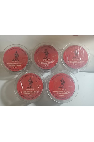 Efe Coils 3 Core Fused Clapton All Ni80