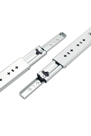 Fridgers 105cm-210cm Bilyalı Ağır Yük Rayı 1050mm-2100mm Heavyd Gri - Krom