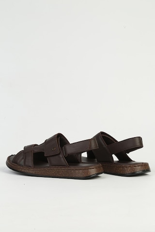 Pierre Cardin Hakiki Deri Erkek Kahve Sandalet Pc-7331 Kahverengi
