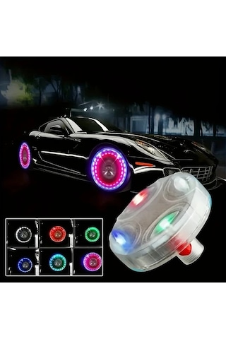 Willowhaven Beyaz 4lü Hareket Sensörlü Led Karavan Lastik Işığı Gece Görünürlük