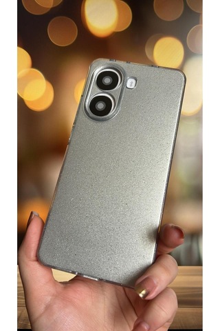 Poco X7 Pro Kılıf Kamera Korumalı Parlak Simli Lüks Kapak