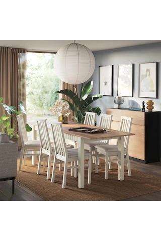 Ikea Bej Şık Yemek Masası - Açılır Yemek Masası