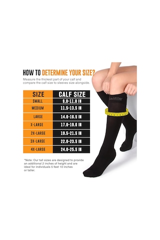 - Kadınlar Ve Erkekler İçin Sıkıştırma Çorapları - 8-15 Mmhg Diz Yüksek, Tıbbi Sınıf Desteği - Spor, Seyahat, Hemşire, 1 Çift Altın