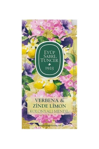 Eyüp Sabri Tuncer Kolonyalı Mendil 150 Li - Verbena Zince Limon Tekli