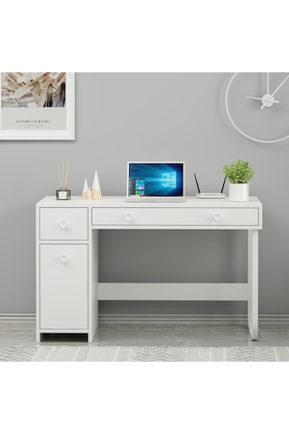 Çm002 Asil Çalışma Masası - Beyaz