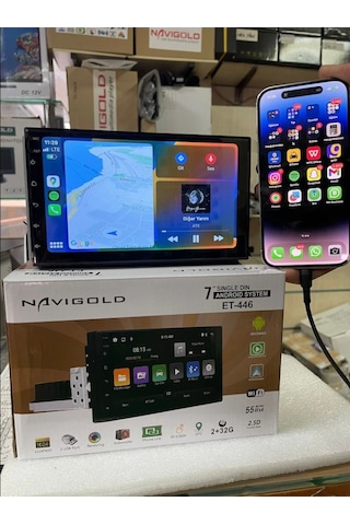 Navigold Et-446 Android Multimedya 7inç Double Teyp Carplay
