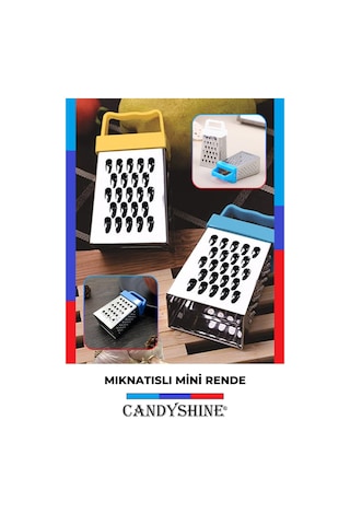 Mıknatıslı Mini Rende Paslanmaz Çelik Mini El Rendesi