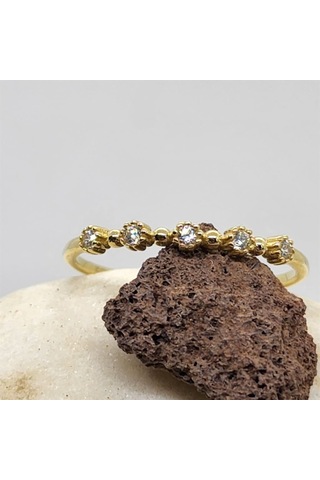 Beş Taş 0,45Ct Pırlanta Montörü Evlilik Alyansı-Pırlanta(Signity 552950240