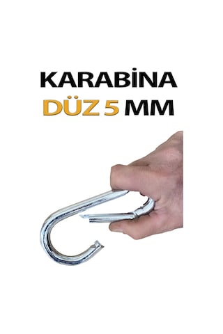 Karabina Yaylı Düz 5 Mm 10 Adet