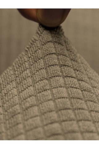 6li Heytgah Likra Sandalye Örtüsü , Heytgah Sandalye Kılıfı 6 Adet Pitikare Vizon