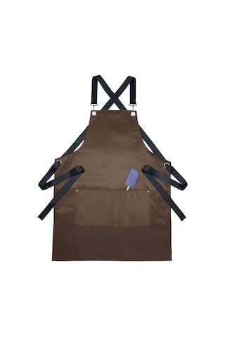 Levına Profesyonel Barista Önlüğü 325937391 Kahverengi