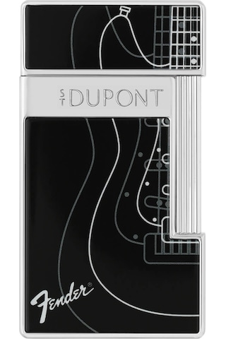 S.t. Dupont Slimmy Fender Siyah Çakmak 028025