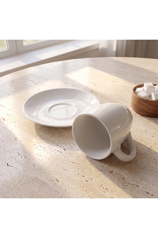 Güral Venedik 2 Parça Tabaklı Mug Bardak Diğer