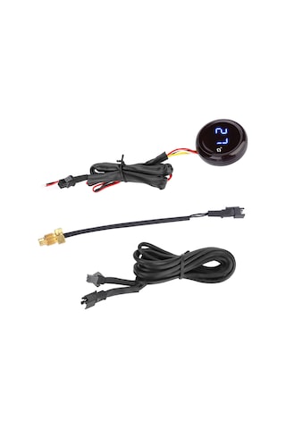 Konesam Motosikletler İçin Evrensel Dijital Su Sıcaklığı Gösterici - 0-120 C Aralığı, Mavi Işık, 12v Uyumlu, Su Geçirmez, Aşırı Sıcaklık Uyarısı