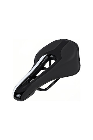 Neevoyu Bisiklet Suni Deri Jantlı Saddle: Ultra Hafif, Havalandırmalı, Şok Emici, Dayanıklı, Spor Bisikletleri İçin Siyah-beyaz Çok Renkli