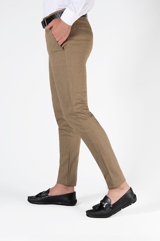 Bal Rengi Slim Fit Pamuklu İtalyan Kesim Pantolon Bal Rengi