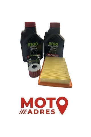Cfmoto Sr250 250 Sr Nk250 250nk Uyumlu Yağ Hava Filtresi Bakım Seti Motul5100