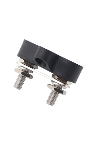 Youtek M6 Çift Somunlu Bakırlı Akım Terminali - Dc 48v 80a, Kırmızı-siyah, 4 Bağlantı Ve 4 Isı Kontraktörlü Set