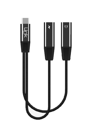 Linktech A203 Type-c To Type-c + Type-c 65w 2in1 Dönüştürücü Adaptör -