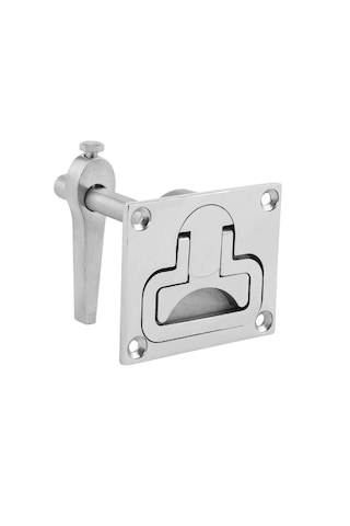 Sealux Marine Paslanmaz Çelik Gömme Montajlı Zemin Kilidi Güverte Mandalı 67 X 79 Mm