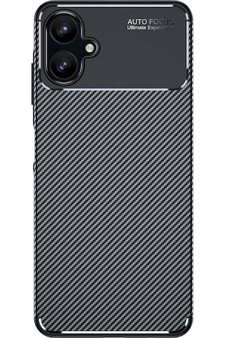 Galaxy A06 Kılıf Zore Negro Silikon Kapak Siyah