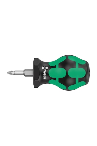 Wera 355 Pz Pozidriv Stubby/topaç/karbüratör Tornavidası, Pz 1 X 25 Mm