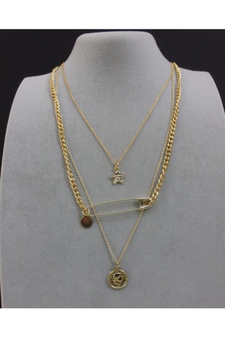 Çoklu Zincir Kolye Gold - 76980961 Gold Çoklu Zincir Kolye Gold - 76980961 Gold