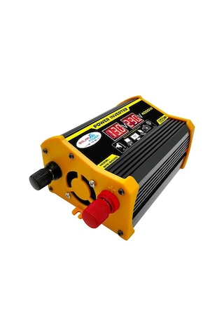 Pazly 4000w Modifiye Sinüs Dalga İnvertör - 12v Dc'den 110v Ac Çevirici, Çift Usb, Araç Şarj Cihazı