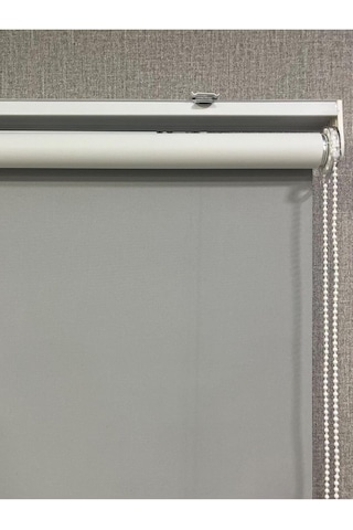 %100 Işık Geçirmez Blackout Stor Perde, Açık Gri, 80 X 200 Çok Renkli